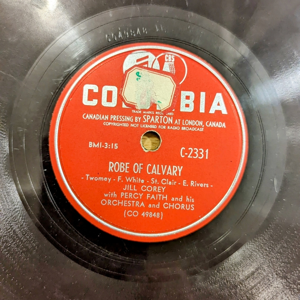 Robe of Calvary Vinyl Record - Picture 2 of 2